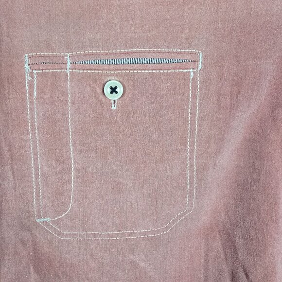 Tommy Bahama Button Down Shirt Medium Men's Long‎ Sleeve Red - Picture 9 of 9